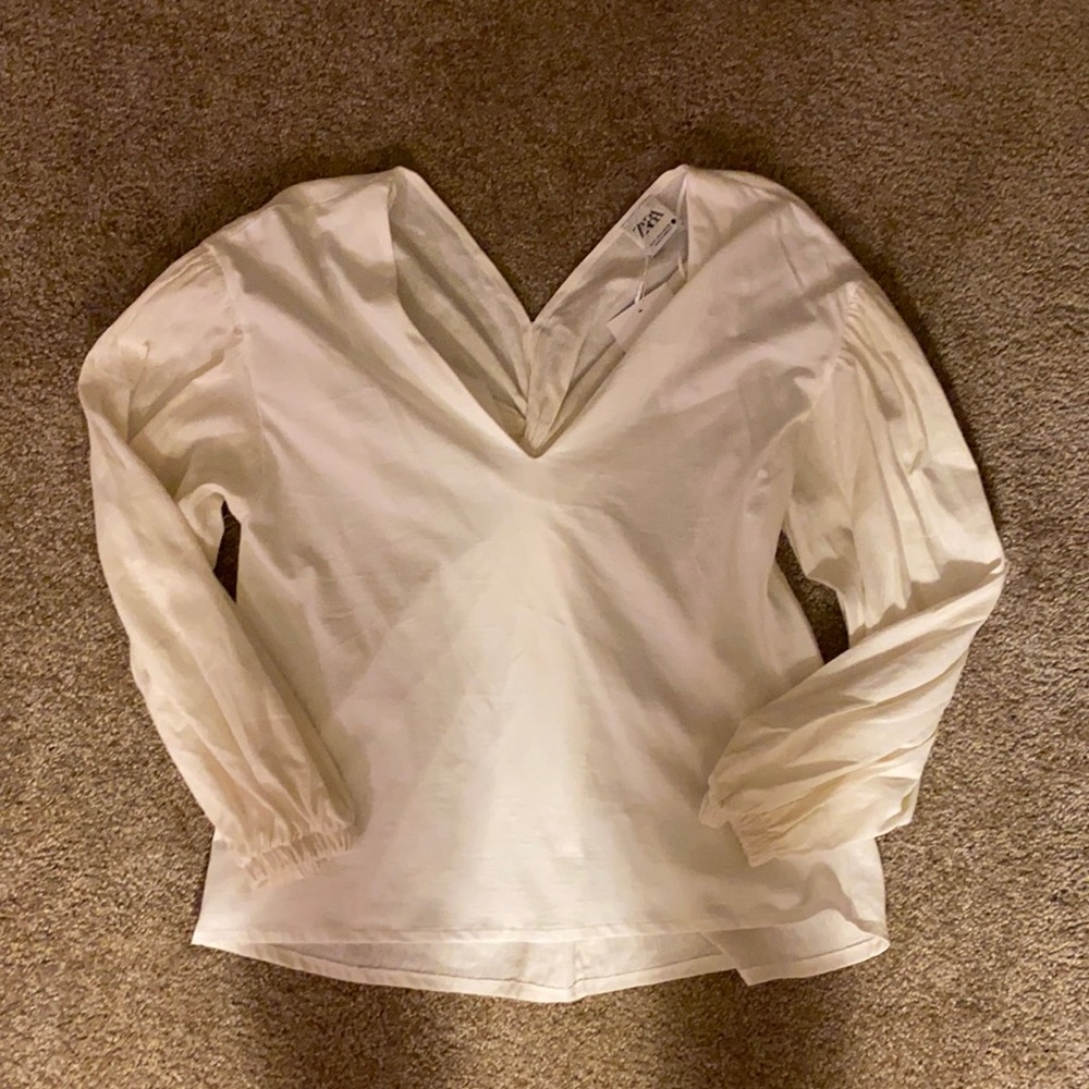 ZARA - white long sleeve